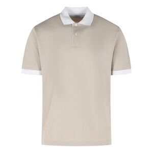 Eleventy Beige Cotton Polo Shirt Men